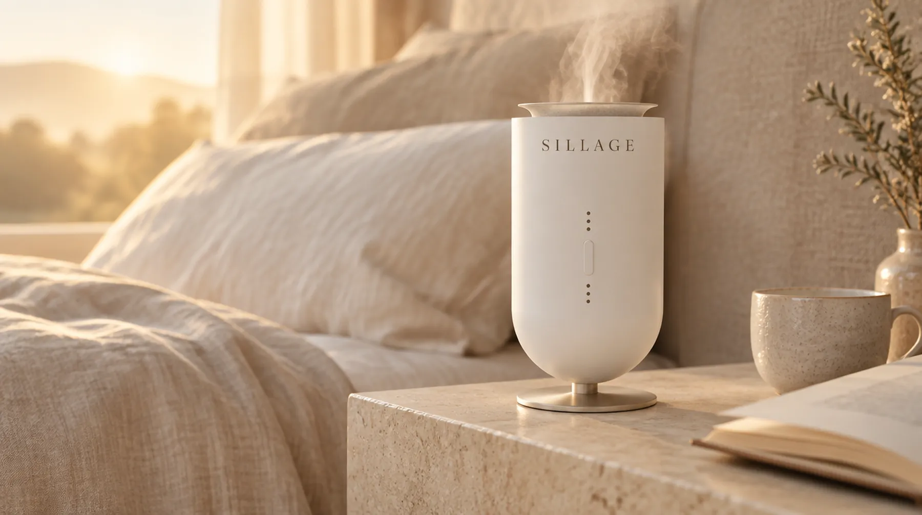 Diffuseur SILLAGE dans une chambre